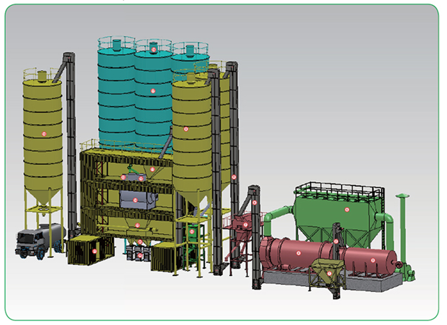 集裝箱式干混砂漿攪拌站